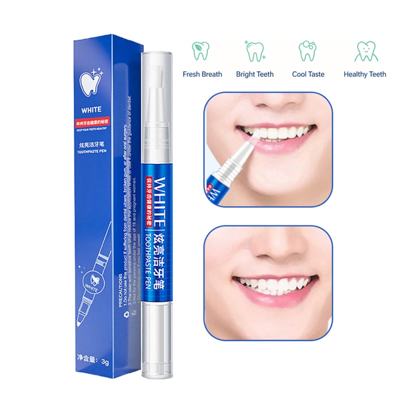 Whitening Pen Bleach - قلم تبييض الأسنان الاحترافي، جل تبييض