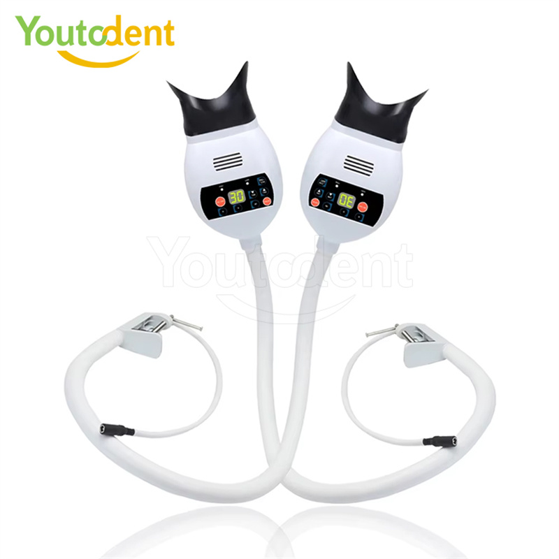 Teeth Whitening With Led Light - المهنية الأسنان 3 اللون ضوء مصباح