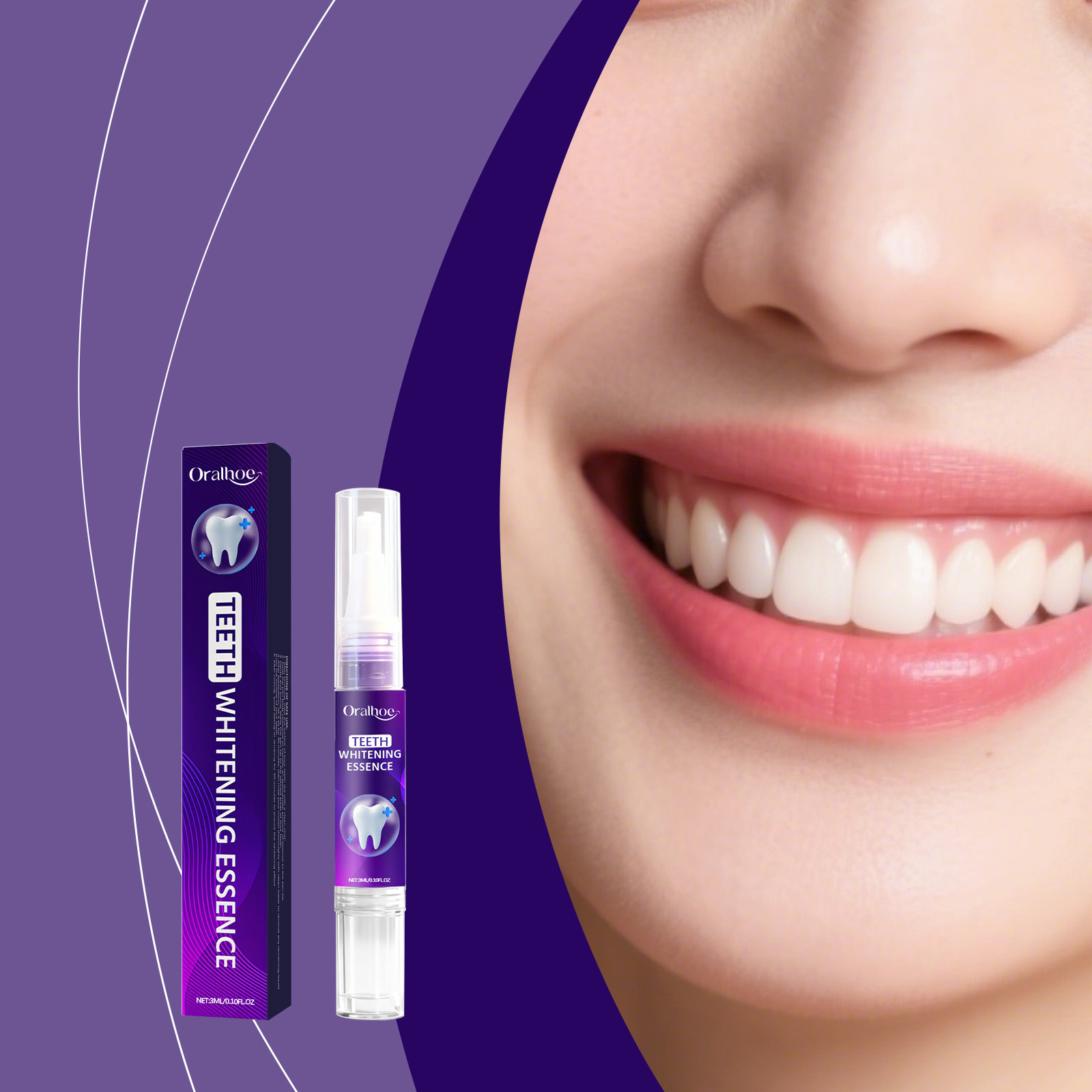 Whitening Pen Bleach - قلم تبييض الأسنان Oralhoe لإزالة البقع
