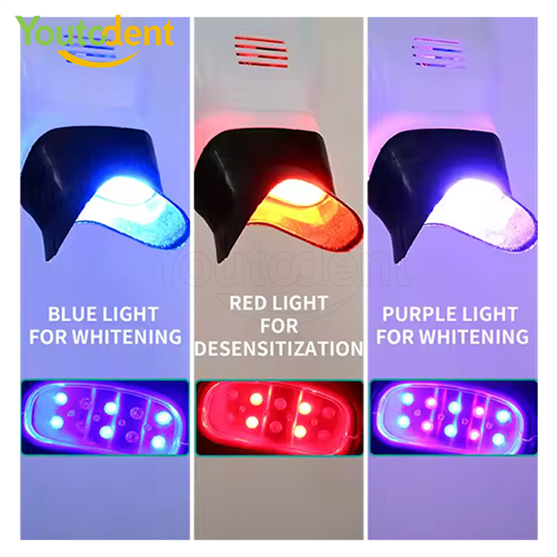 المهنية الأسنان 3 اللون ضوء مص - مراجعة Teeth Whitening With Led Light وسعره