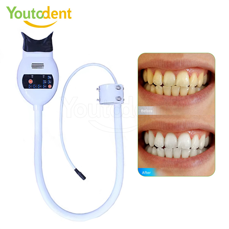 المهنية الأسنان 3 اللون ضوء مص - مراجعة Teeth Whitening With Led Light وسعره