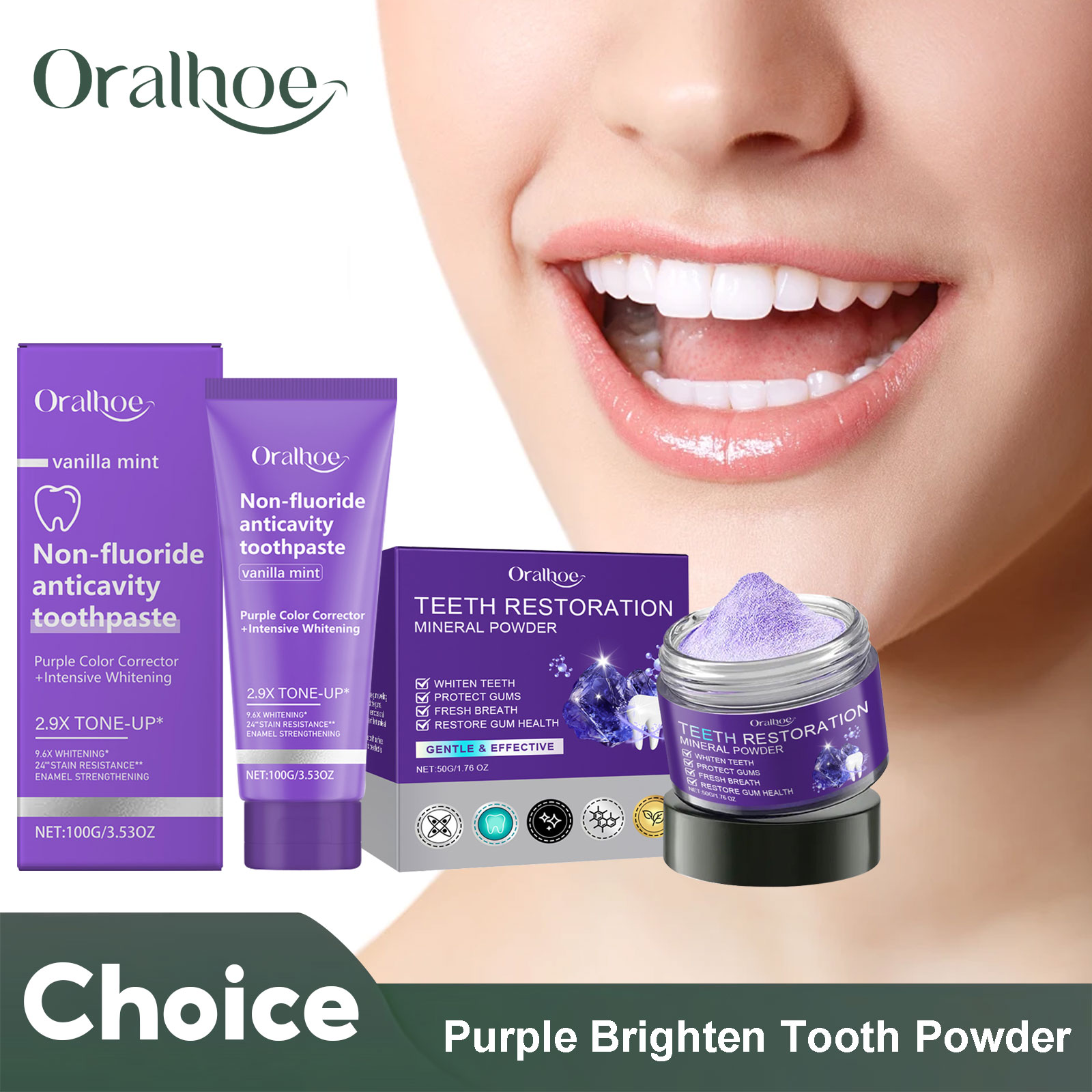 Teeth Restoration Mineral Powd - مراجعة Teeth Whitening Best وسعره