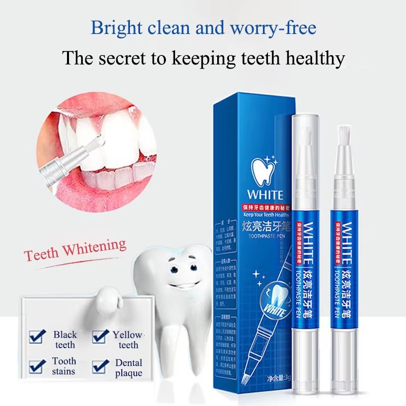 قلم تبييض الأسنان جل الأسنان ن - مراجعة Whitening Pen Bleach وسعره